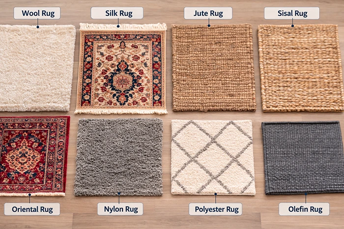 Different Rug Materials